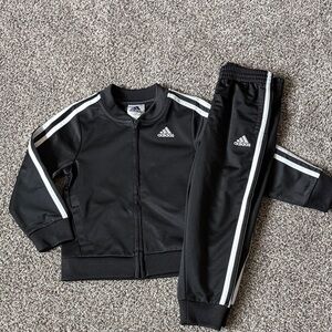 Adidas Black and White Athletic Set